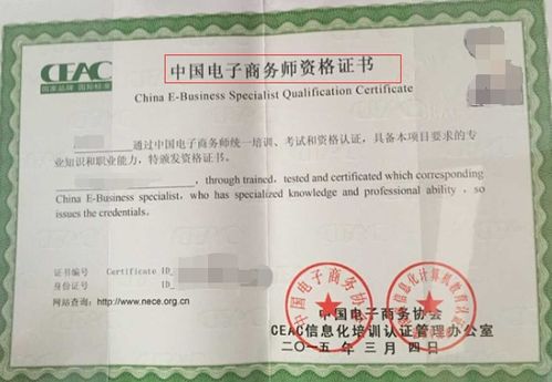 电子商务专业需考的证